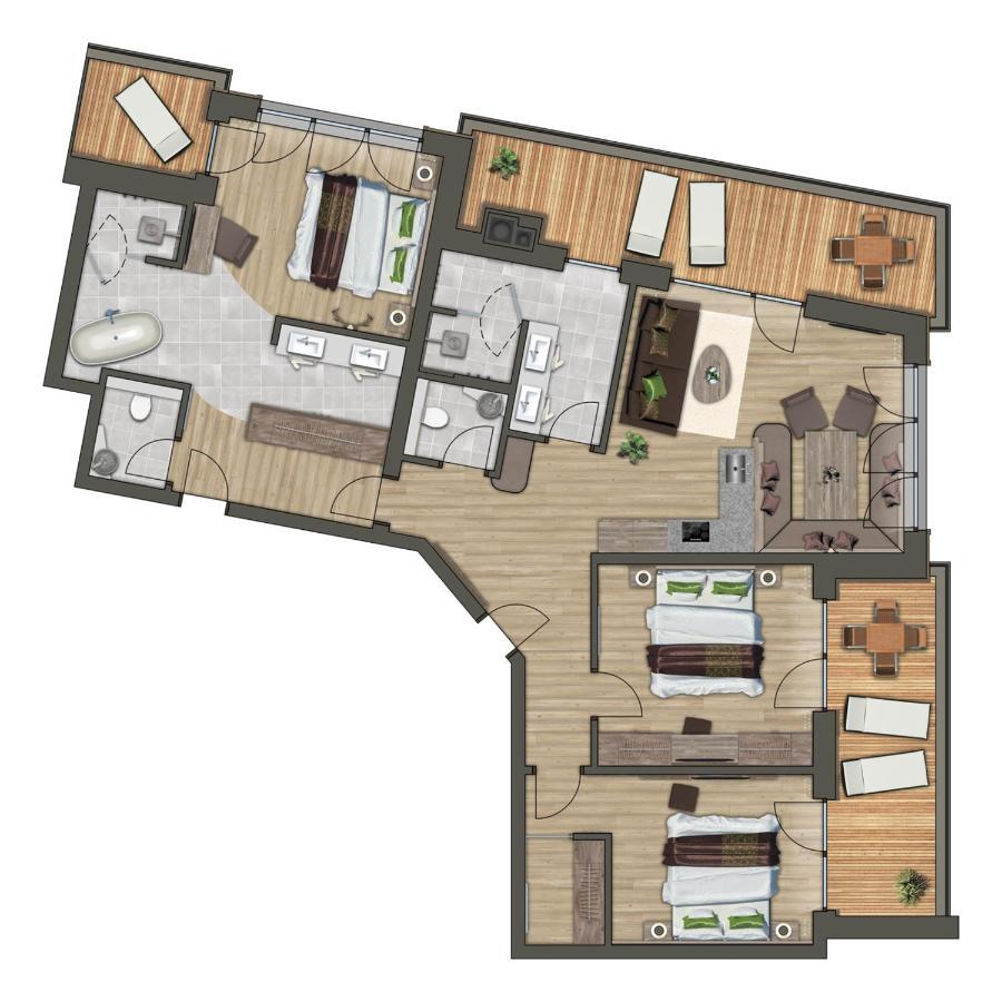 Aschau Im Zillertal Apartmenthaus Wiesenhof מראה חיצוני תמונה